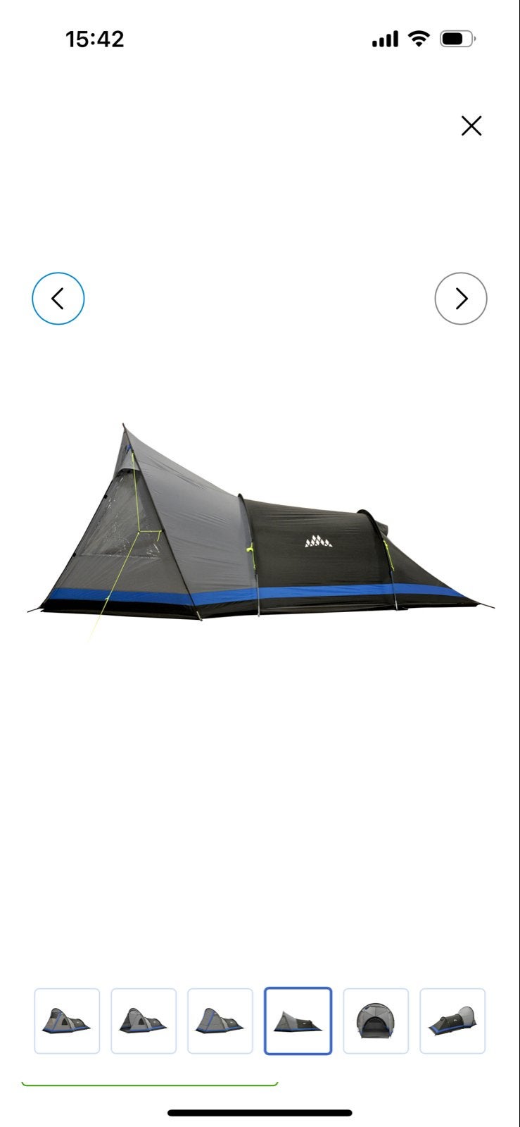 Obelink Texel tent voor 2-3 personen - Ideaal voor festivals, Ophalen, Zo goed als nieuw, Tot en met 2
