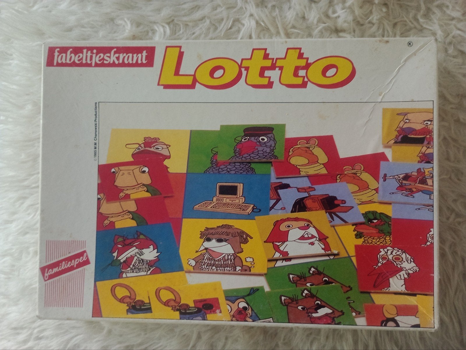 Fabeltjeskrant Lotto - Familiespel, Ophalen of Verzenden, Gebruikt, MM Charnewski Productions