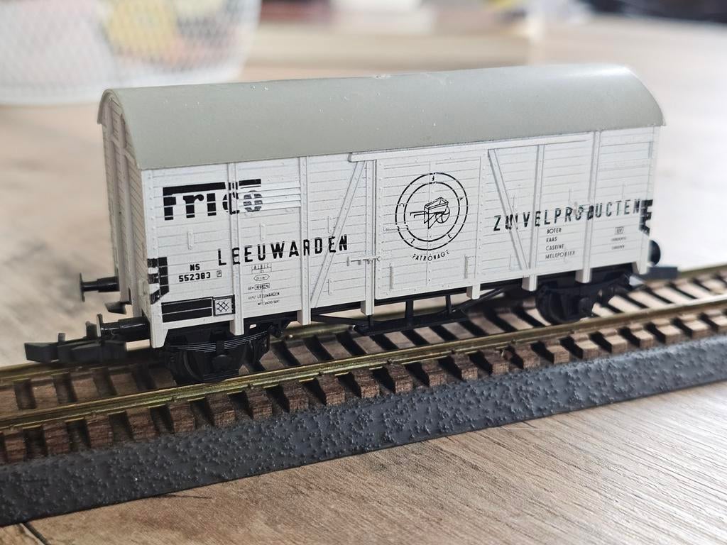 Modeltrein Ho liliput FRICO ZUIVELPRODUCTEN NS wagon, Hobby en Vrije tijd, Modeltreinen | H0, Gelijkstroom, Wagon, Ophalen of Verzenden