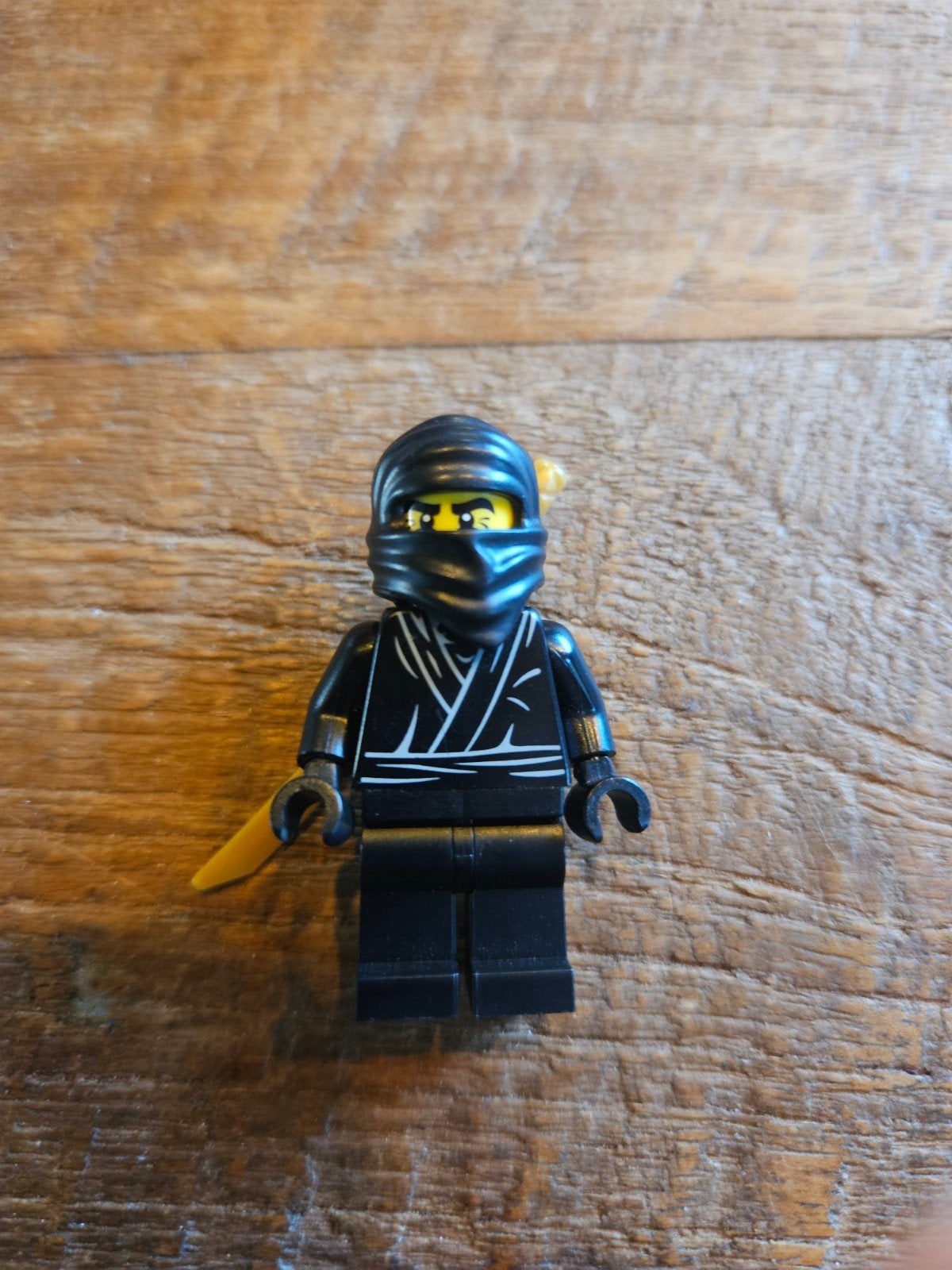 Lego Ninjago Minifiguur - Zwarte Ninja met zwaard