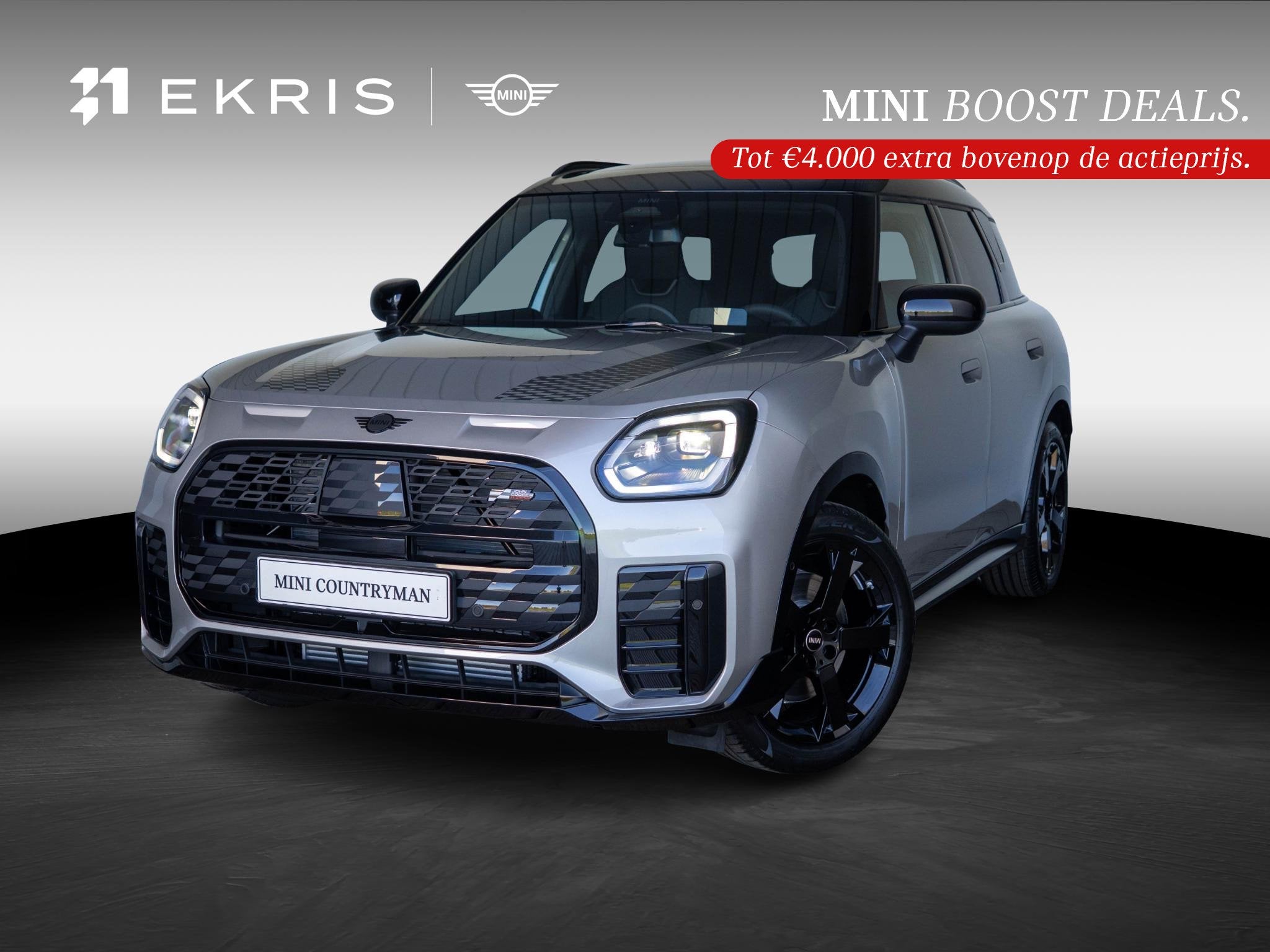 MINI Countryman C | Pakket M + John Cooper Works, Stof, Bedrijf, Nieuw, 3 cilinders