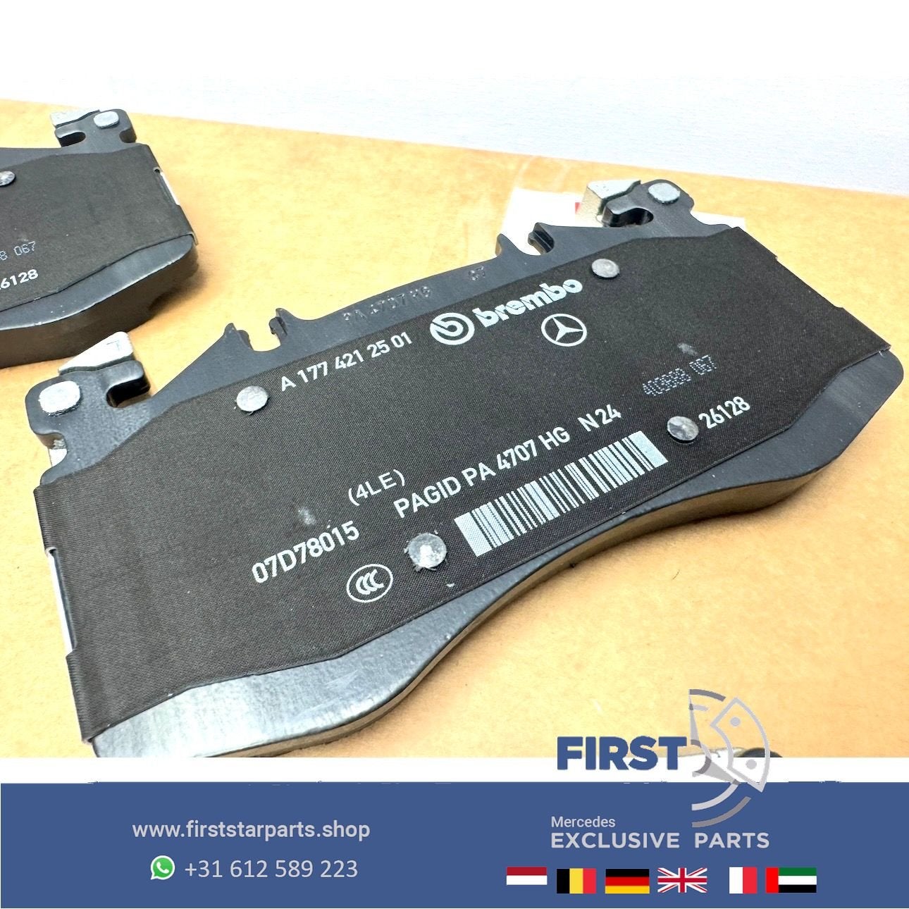 A0004202306 Mercedes REMBLOK SET A1774212501 35 45 AMG W177, Gebruikt, -, Ophalen of Verzenden, -