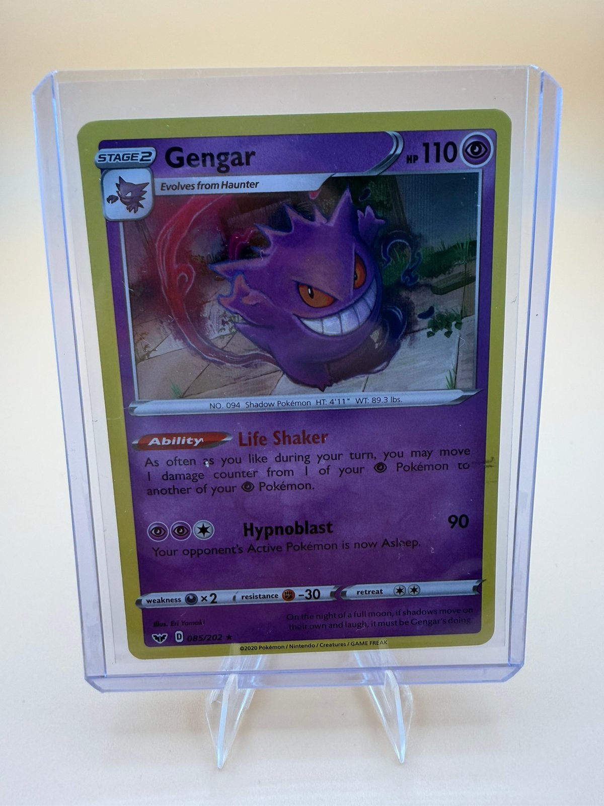 Gengar 085/202, Ophalen of Verzenden, Zo goed als nieuw