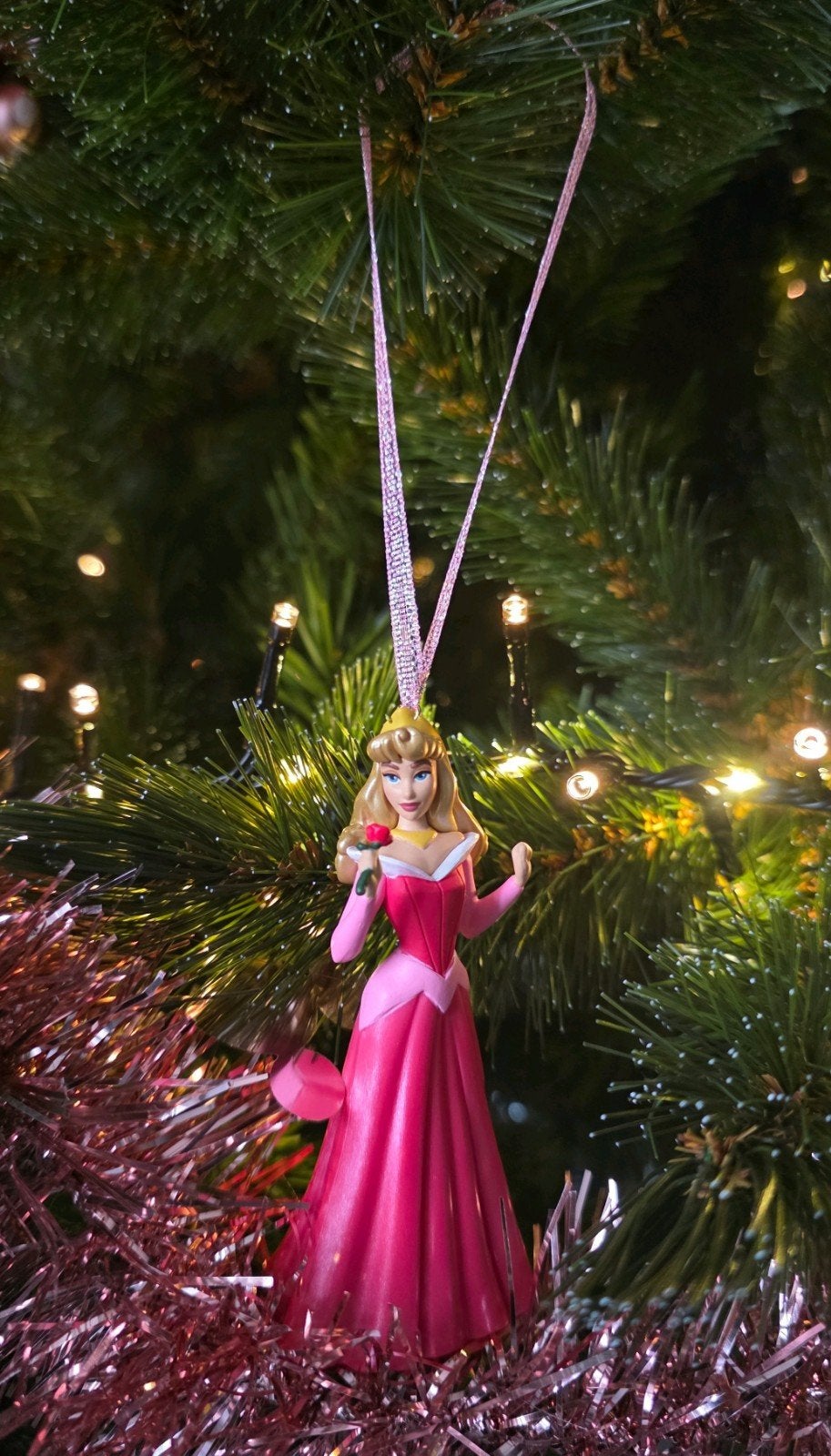 Disney prinses Doornroosje kerst ornament hanger kerstbal, Ophalen of Verzenden, Sneeuwwitje of Doornroosje, Nieuw