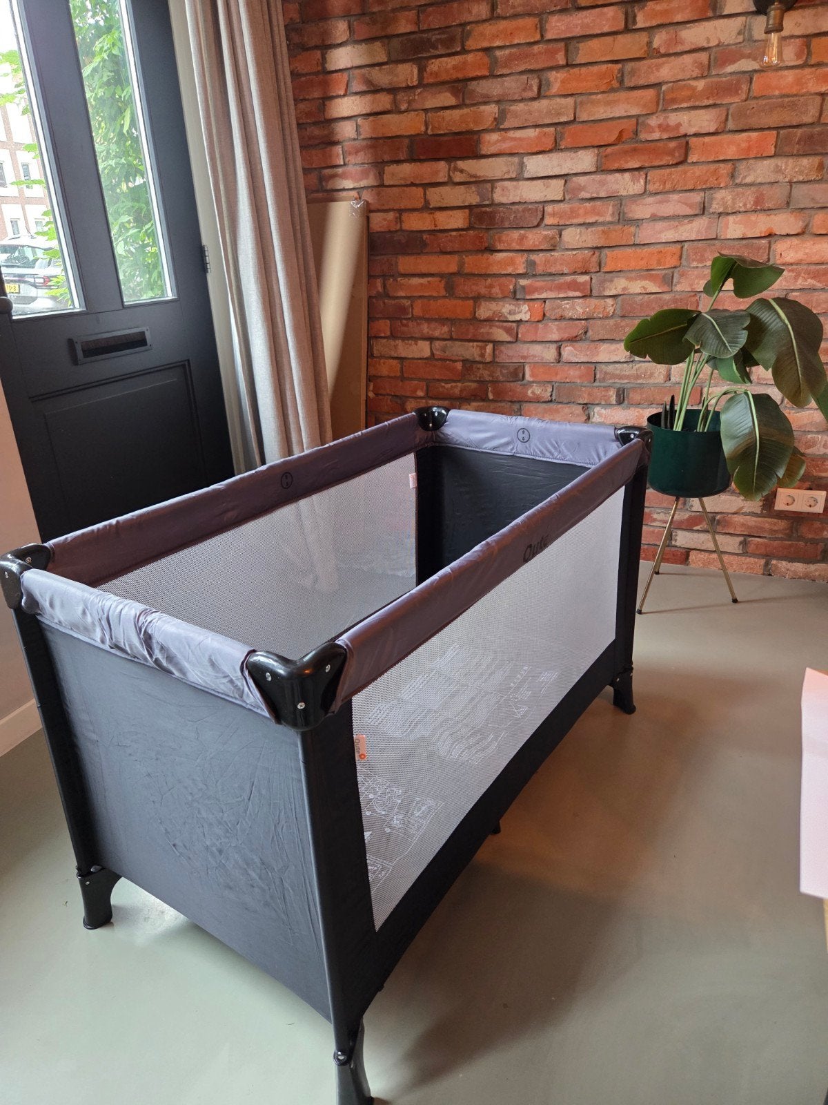 Qute Q-sleep Reisbedje met matras, Kinderen en Baby's, Ophalen, Gebruikt, Reisbedje