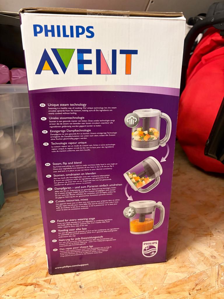 Philips Avent 4-in-1 Babyvoedingmaker Stomer Blender, Kinderen en Baby's, Babyvoeding en Toebehoren, Ophalen of Verzenden, Zo goed als nieuw