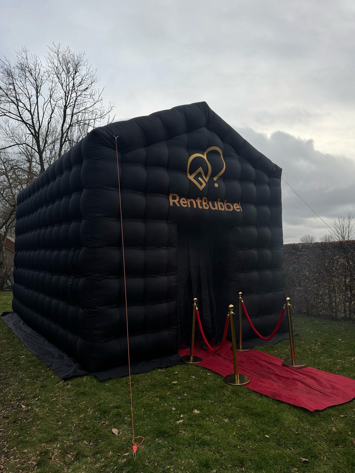 Opblaasbare Partytent 6x4x4,3m incl. Accessoires te huur, Tuin en Terras, Partytenten, Ophalen, Zo goed als nieuw, 5 tot 8 meter