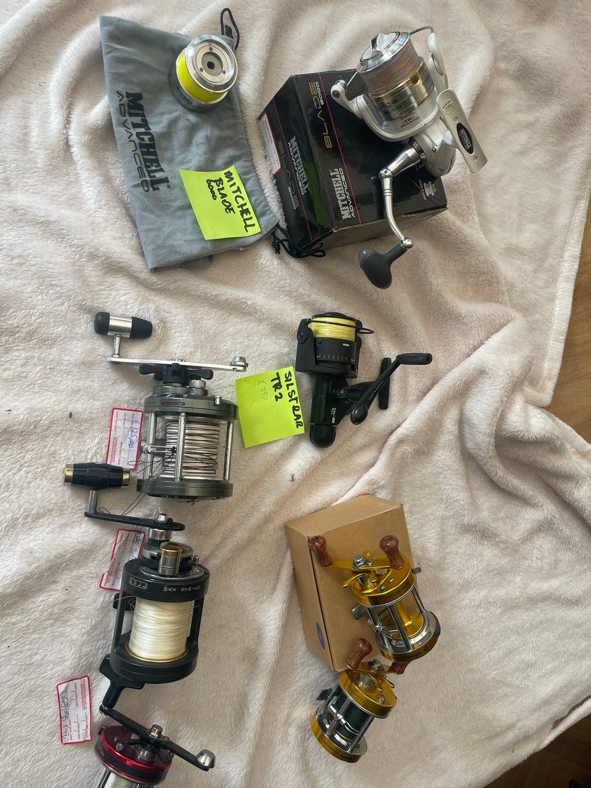 Diverse vismolens - Mitchell, Silstar, Abu Garcia, Ophalen of Verzenden, Gebruikt, Molen