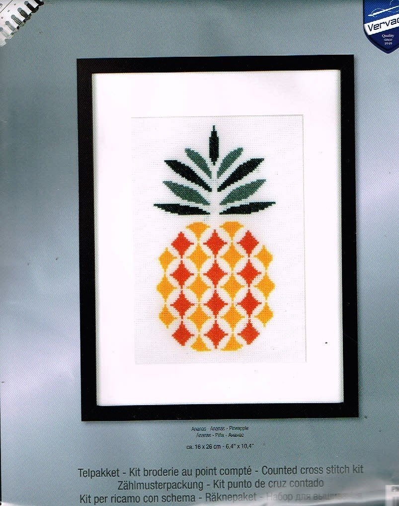 Cado aanbieding vervaco borduurpakket, ANANAS, Ophalen of Verzenden, Nieuw, Handborduren, Borduurpakket