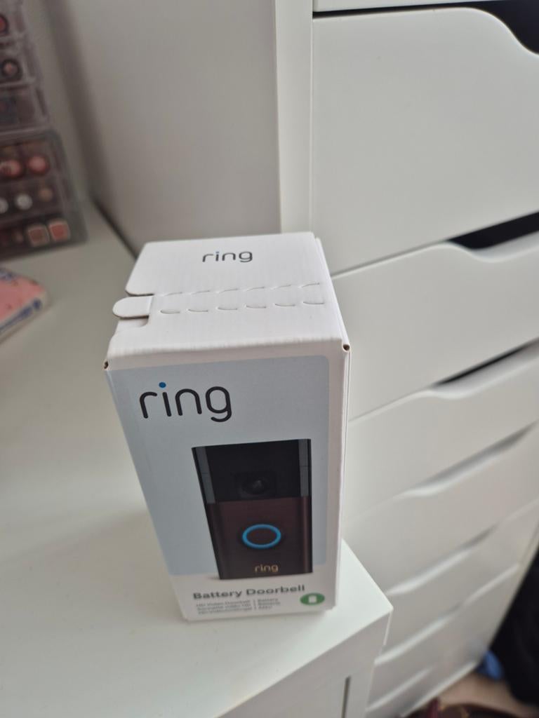 Ring Battery Doorbell - Nieuw en Ongeopend, Ophalen of Verzenden, Bewegingsdetectiesensor, Nieuw, Draadloos