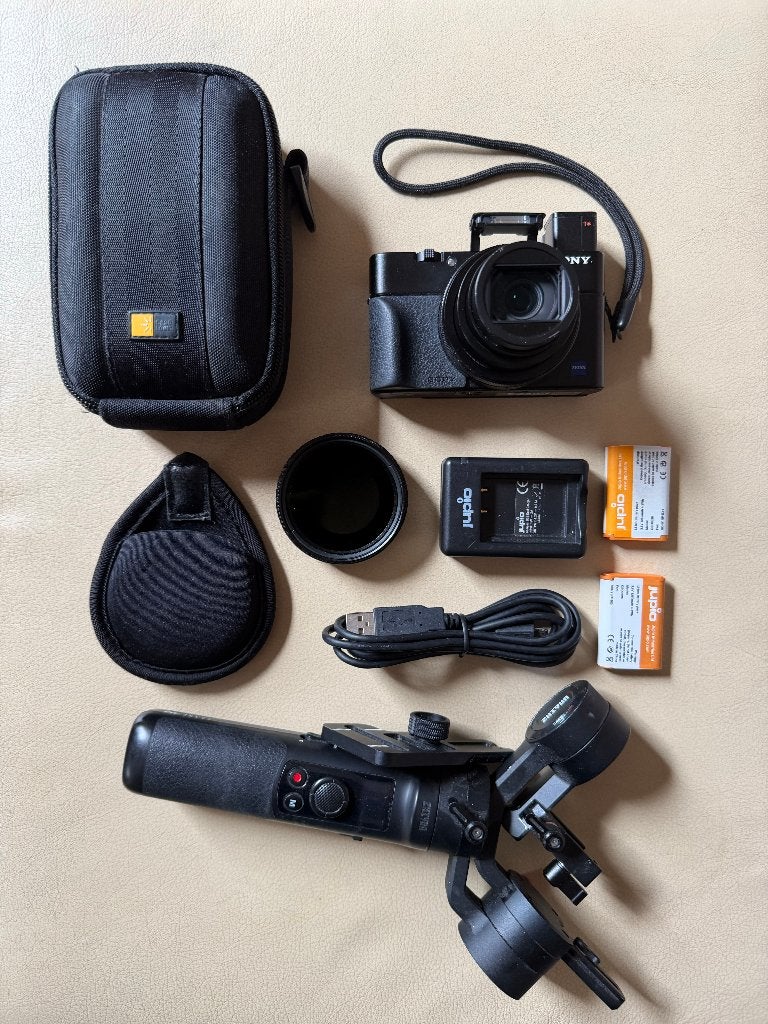 Sony RX100 VII + accesoires, Verzenden, Zo goed als nieuw, Compactcamera, Sony