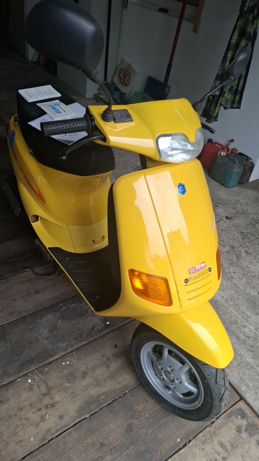 piaggio zip fastrider 50cc 2t geel duits 5xxx km, Ophalen, Gebruikt, Piaggio