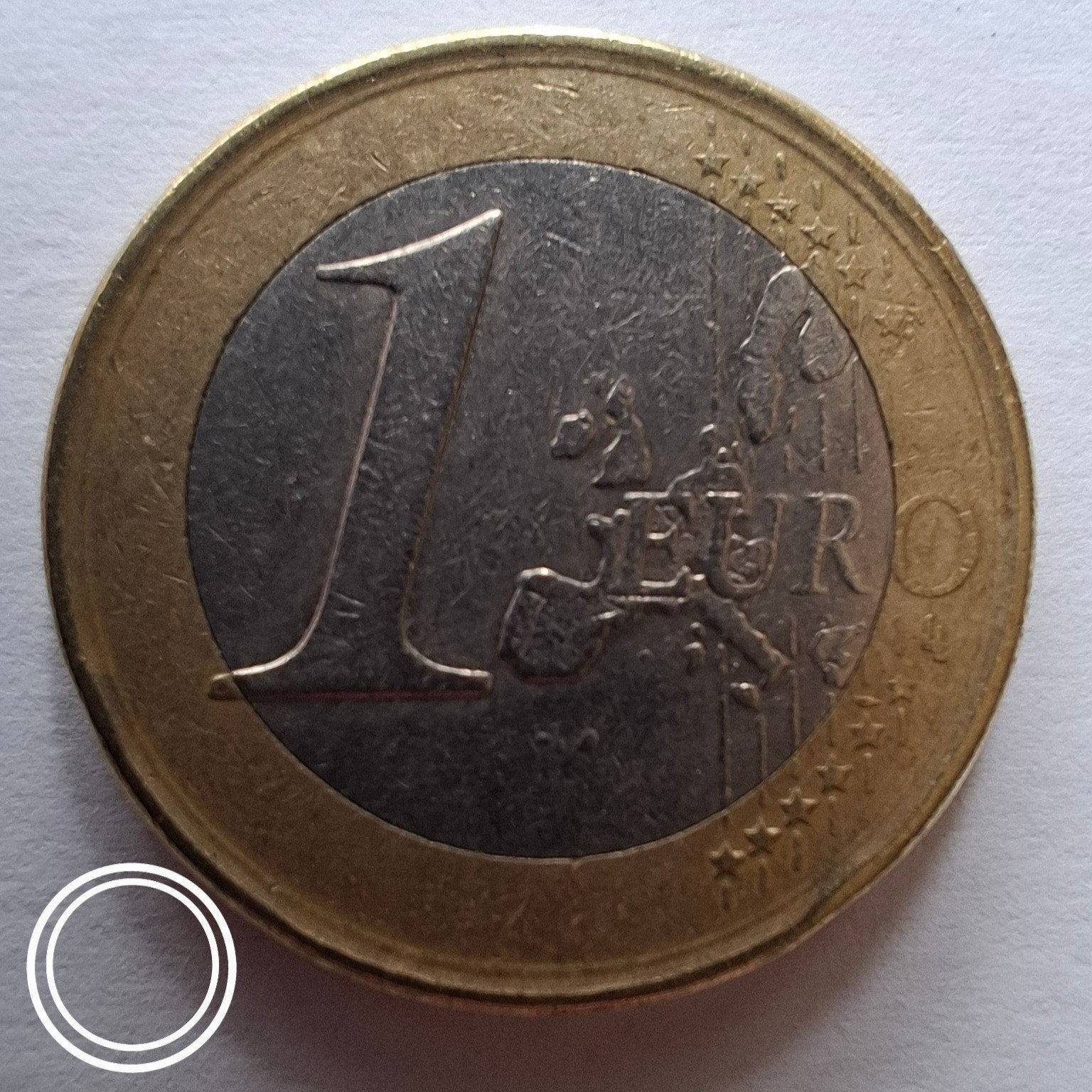 Misslag 1 euro , Spanje  2002, Ophalen of Verzenden, Spanje, 2 euro