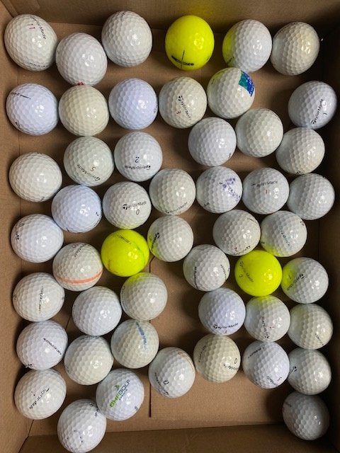 Golfballen; 50 lakeballs Taylormade, Ophalen of Verzenden, Gebruikt, Club