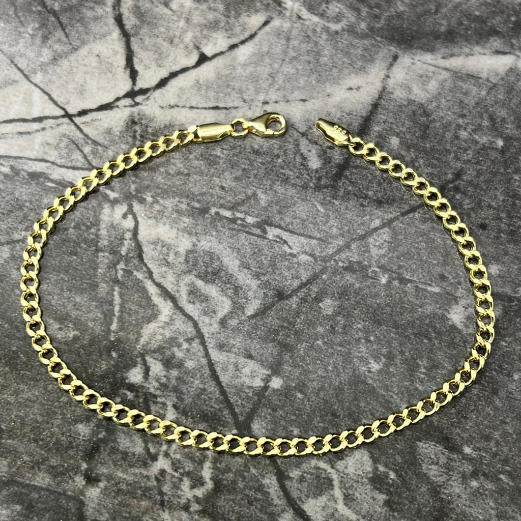 14 karaat gouden armband gourmet schakel, Ophalen of Verzenden, Nieuw, Goud