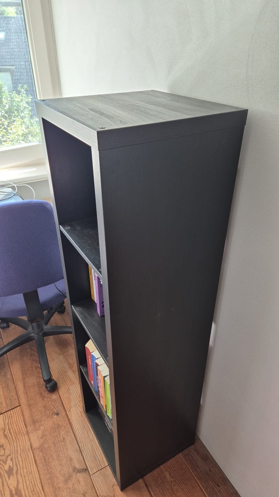 Ikea Kallax, zwart, Ophalen, Gebruikt