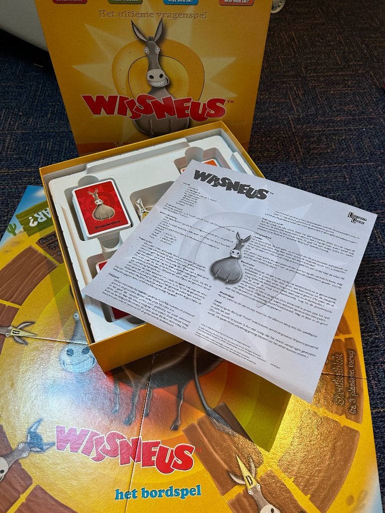 Wijsneus bordspel, Een of twee spelers, Ophalen of Verzenden, Zo goed als nieuw, Megableu