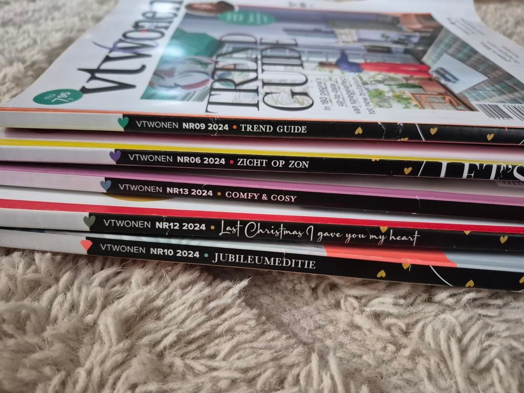 5x VT Wonen tijdschriften, Ophalen of Verzenden, Gelezen, Overige typen