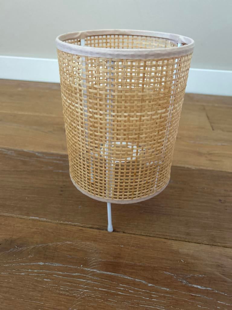 Rotan lampenkap voor tafellamp - sfeervol en modern, Ophalen, 25 tot 50 cm, Beige, Rond