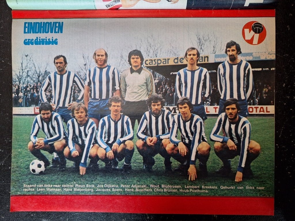 Oude unieke poster FC Eindhoven (1977), Verzamelen, Ophalen of Verzenden, Zo goed als nieuw, Overige binnenlandse clubs, Poster, Plaatje of Sticker