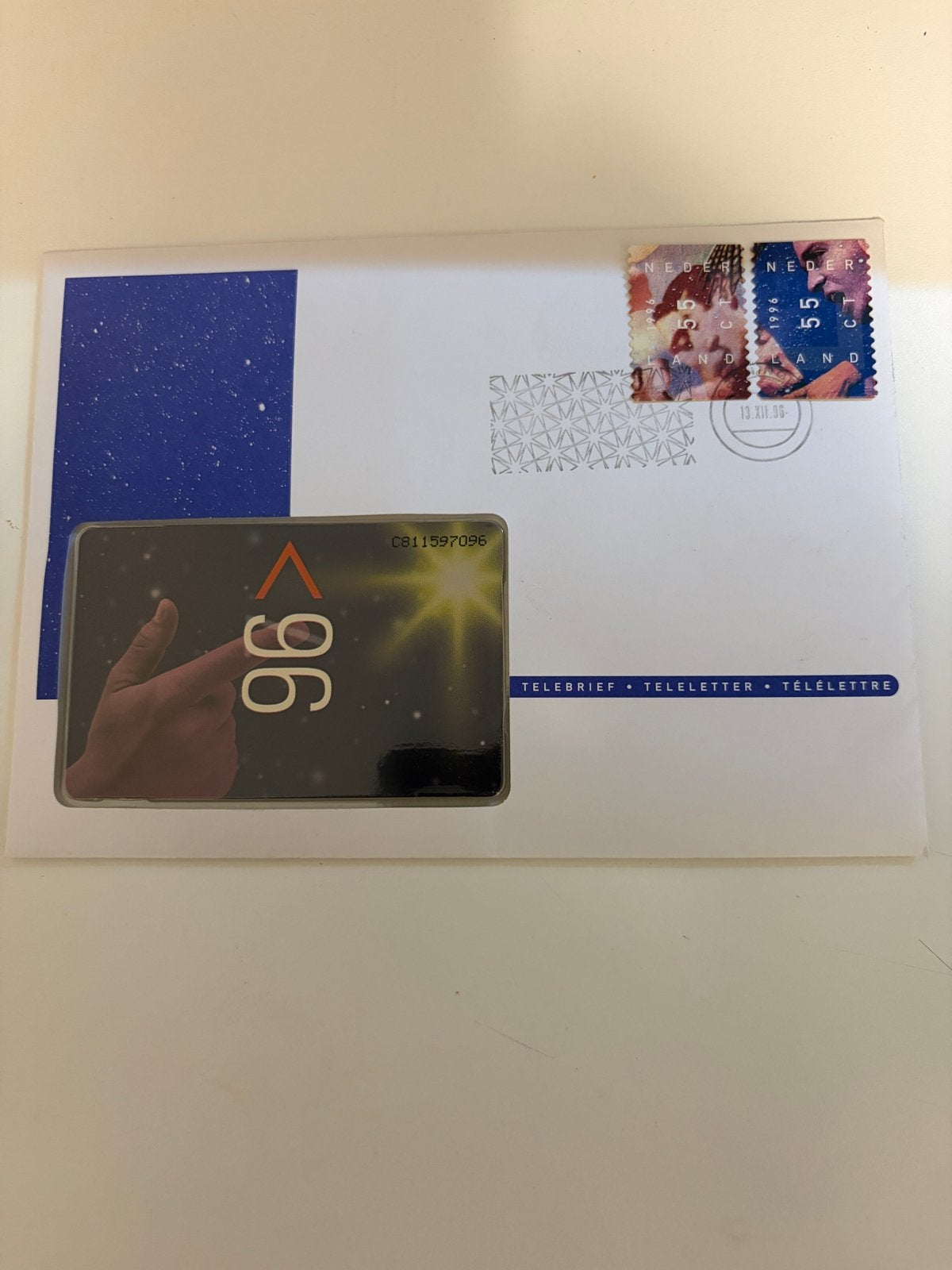 KPN Telebrief Telefoonkaart 1996 - Exclusief voor medewerker, Ophalen of Verzenden, Nederland