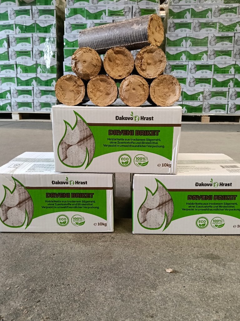 Nestro Briketten - Prijs inclusief levering - 100% Eiken -, Tuin en Terras, Haardhout, 6 m³ of meer, Ophalen of Verzenden, Eikenhout