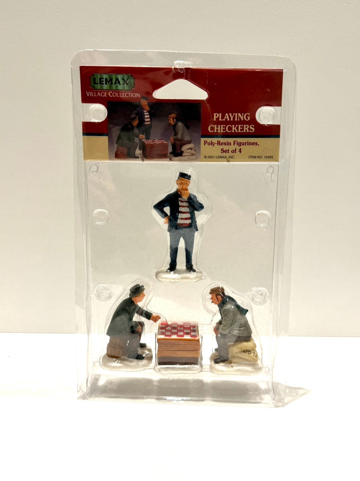 Lemax Playing Checkers, set of 4 (12493), Verzenden