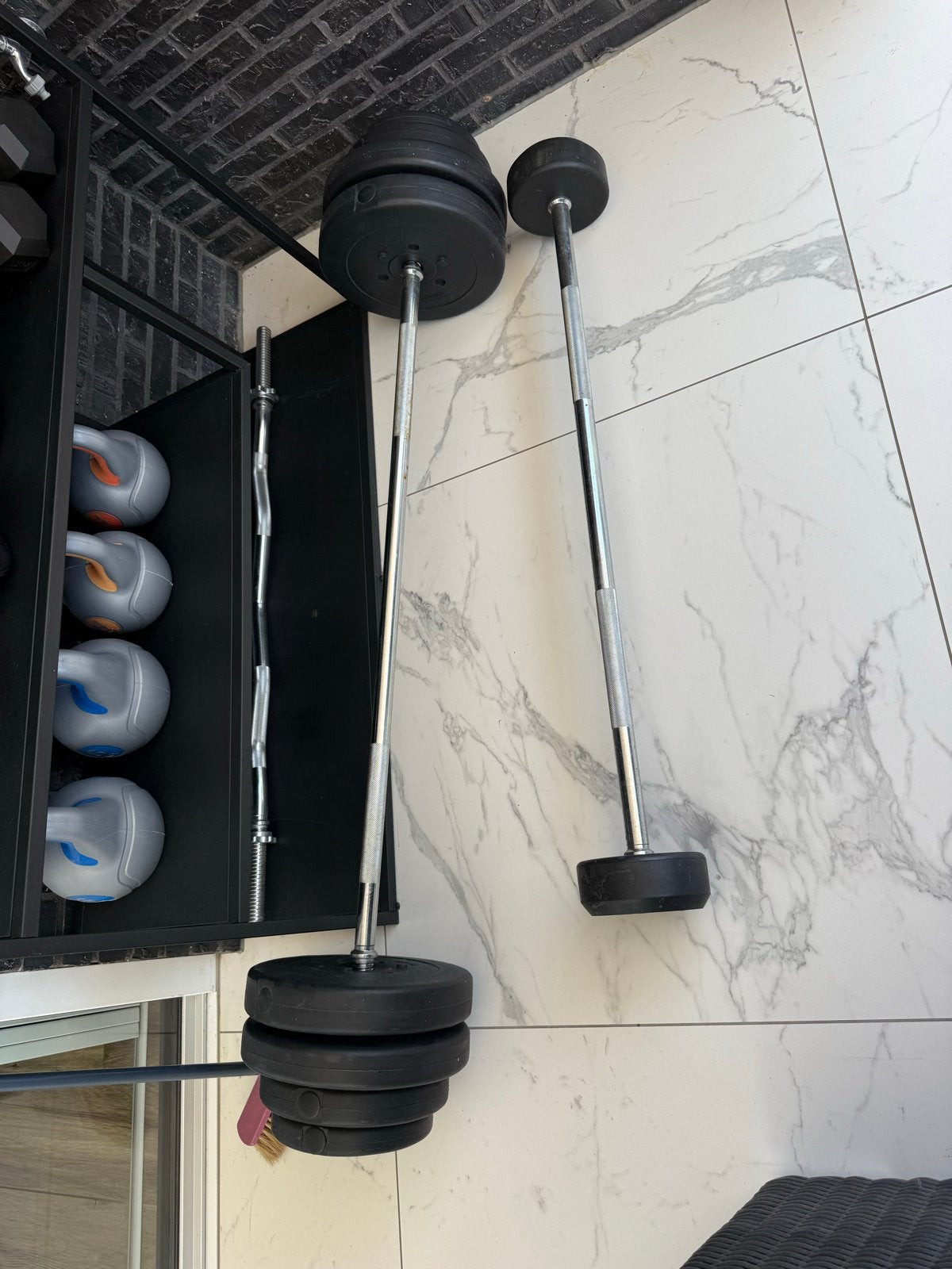 Complete Fitness Set: Halters, Kettlebells & Meer, Ophalen, Zo goed als nieuw, Armen, Dumbbell