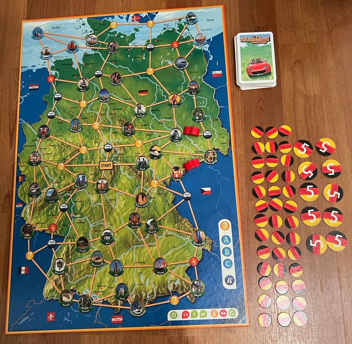 Tiptoi pen met wereldbol en spel “Deutschland Interwegs”, Ophalen of Verzenden, Zo goed als nieuw, Ontdekken, Met geluid