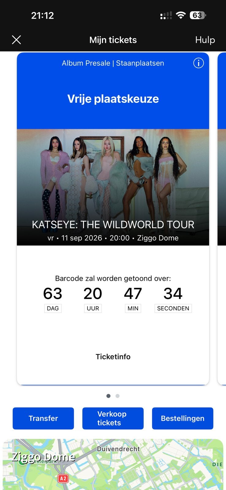 Katseye amsterdam 11-09 2x staanplaats, Tickets en Kaartjes, Twee personen, September