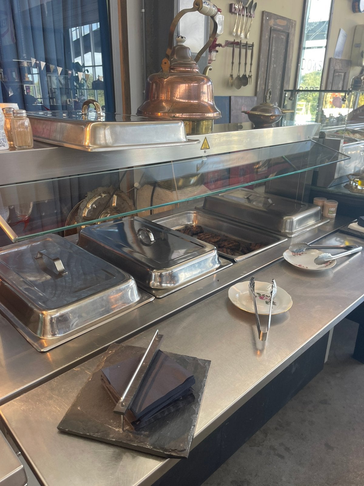 Verwarmd buffet RVS, Ophalen, RVS Meubilair