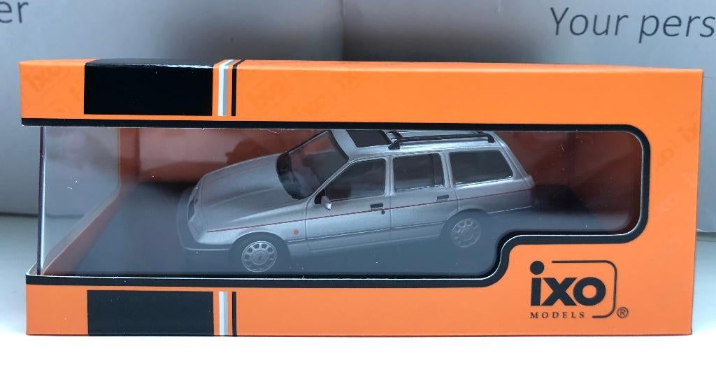 Ixo 1:43 Ford Sierra Turnier Ghia zilver 1986 nieuw, Ophalen of Verzenden, Nieuw, Auto, Overige merken