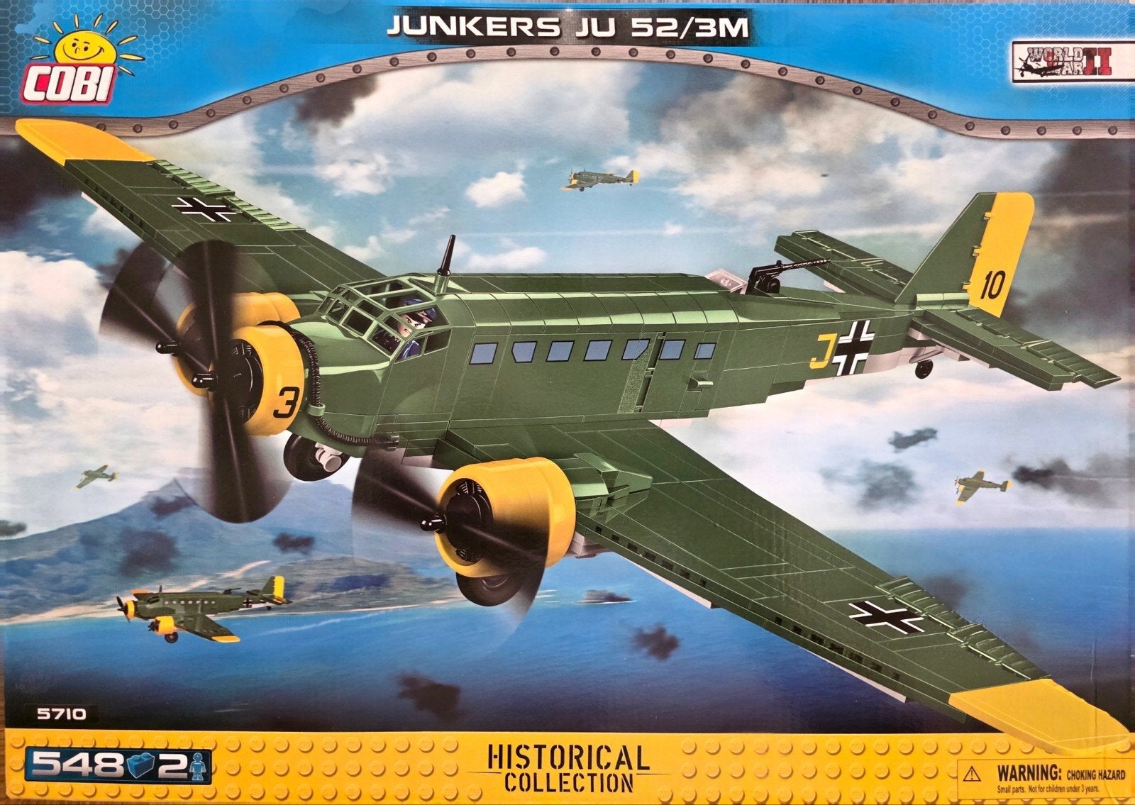 COBI 5710 Junkers Ju 52/3m (WWII) - NIEUW IN DOOS, Ophalen of Verzenden, Nieuw