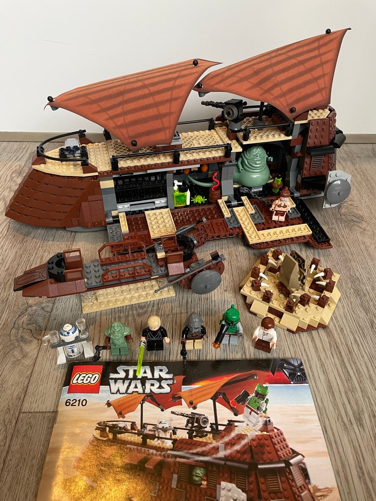 LEGO Star Wars 6210 Jabba's Sail Barge met minifiguren, Star Wars, Lego, Ophalen of Verzenden, Zo goed als nieuw
