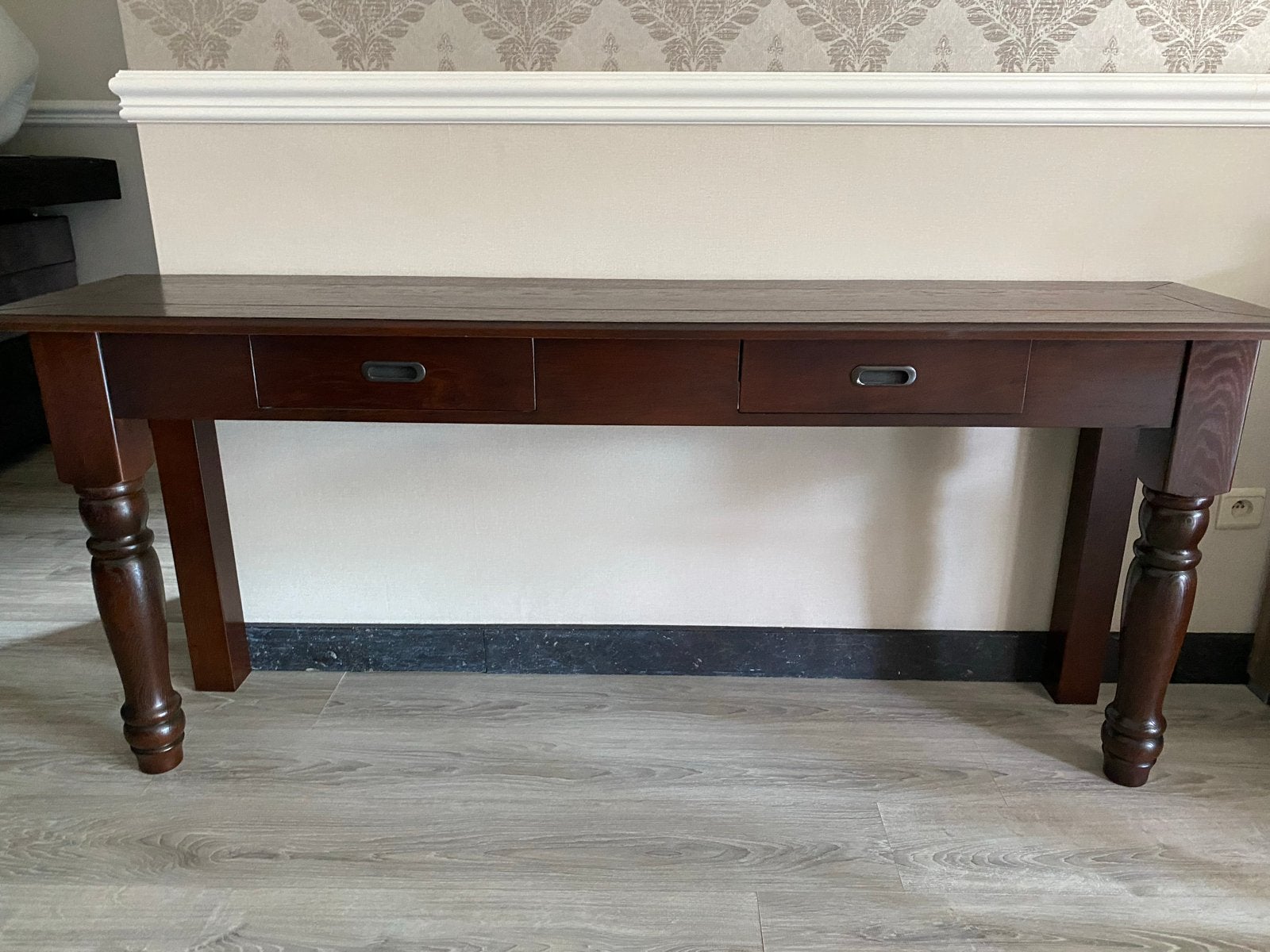 Dressoir 180 cm massief eiken - Zo goed als nieuw, Ophalen, 150 tot 200 cm, Eikenhout, Zo goed als nieuw