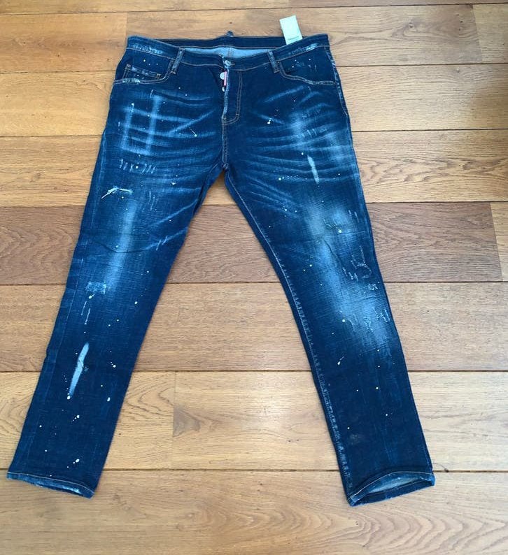 Dsquared2 Tidy Biker Jeans - Maat 54 origineel, Kleding | Heren, Spijkerbroeken en Jeans, Ophalen of Verzenden, Zo goed als nieuw