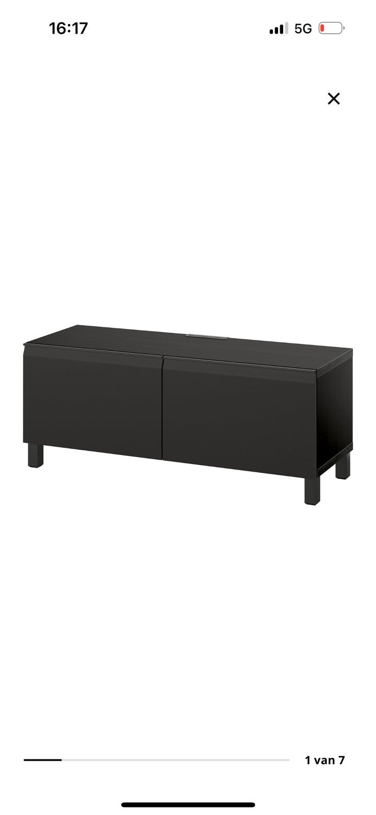 Tv meubelkast, Ophalen, Zo goed als nieuw, 25 tot 50 cm, Minder dan 100 cm