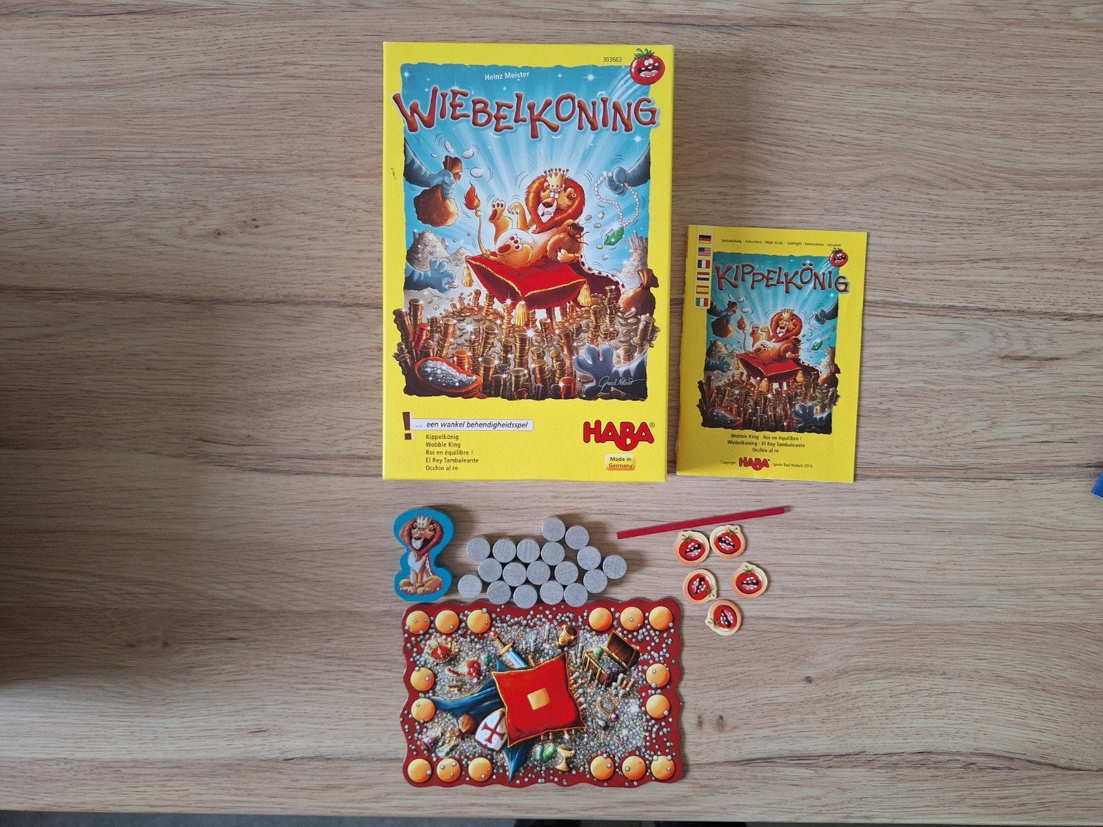 Haba Wiebelkoning evenwichtsspel, Een of twee spelers, Ophalen of Verzenden, Zo goed als nieuw, HABA