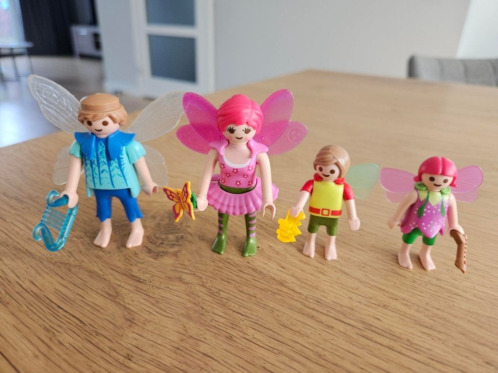 Feeën familie van Playmobil, Gebruikt, Complete set, Ophalen of Verzenden, Princess