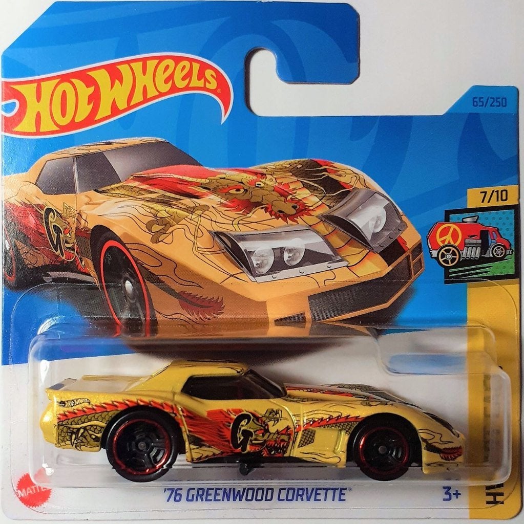 2023 Hot Wheels '76 Greenwood Corvette, Ophalen of Verzenden, Nieuw