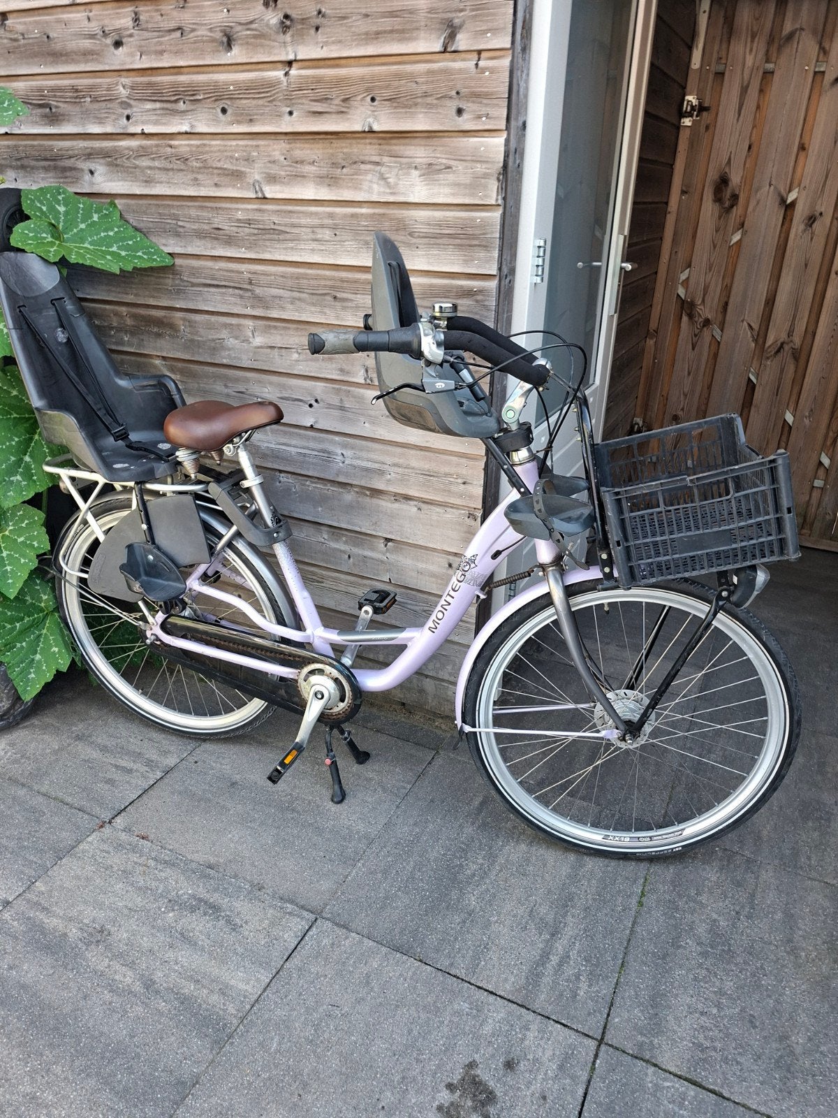 Montego moederfiets met kinderzitjes en krat, Fietsen en Brommers, Fietsen | Dames | Damesfietsen, Overige merken, Gebruikt, Versnellingen