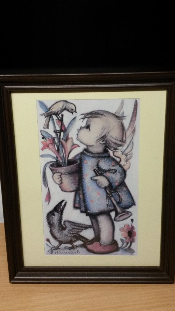 Hümmel (2 tekeningen/schilderijtjes), Ophalen, Klassiek, Portret of Personen