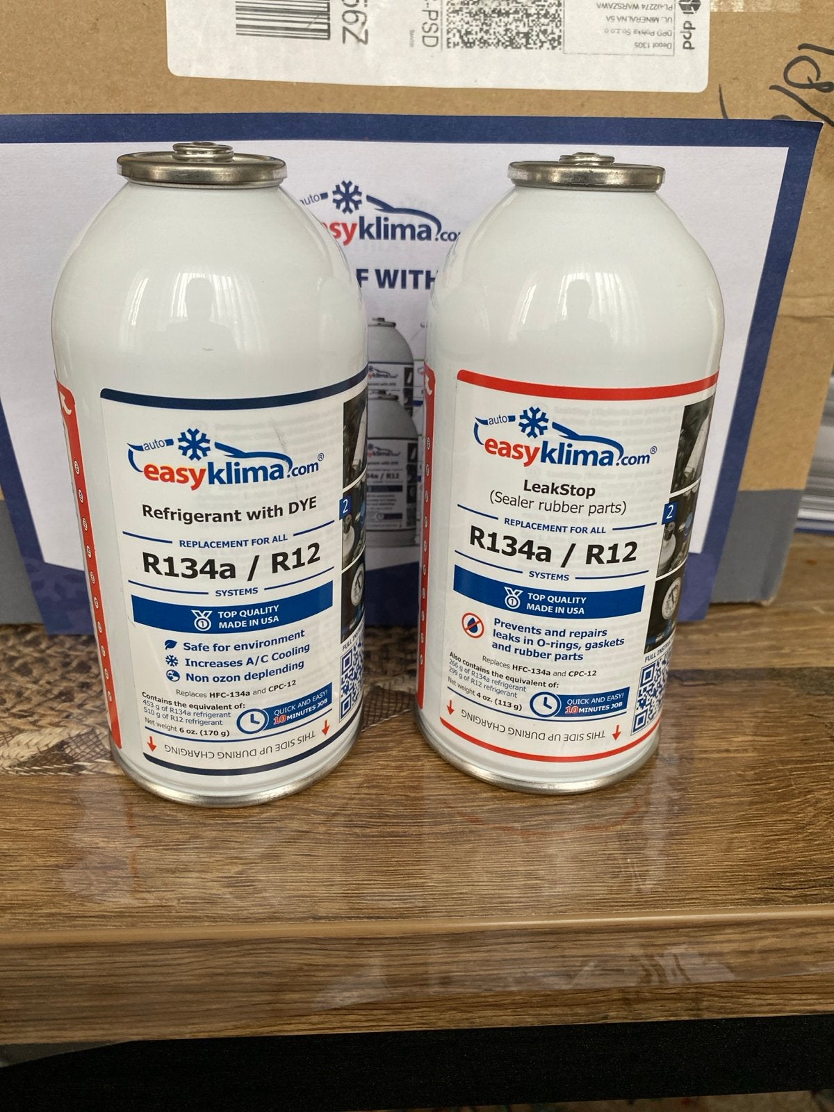 Easyklima Airco Koudemiddel R134a/R12 met Lekstop, Ophalen of Verzenden, Nieuw, Universele onderdelen
