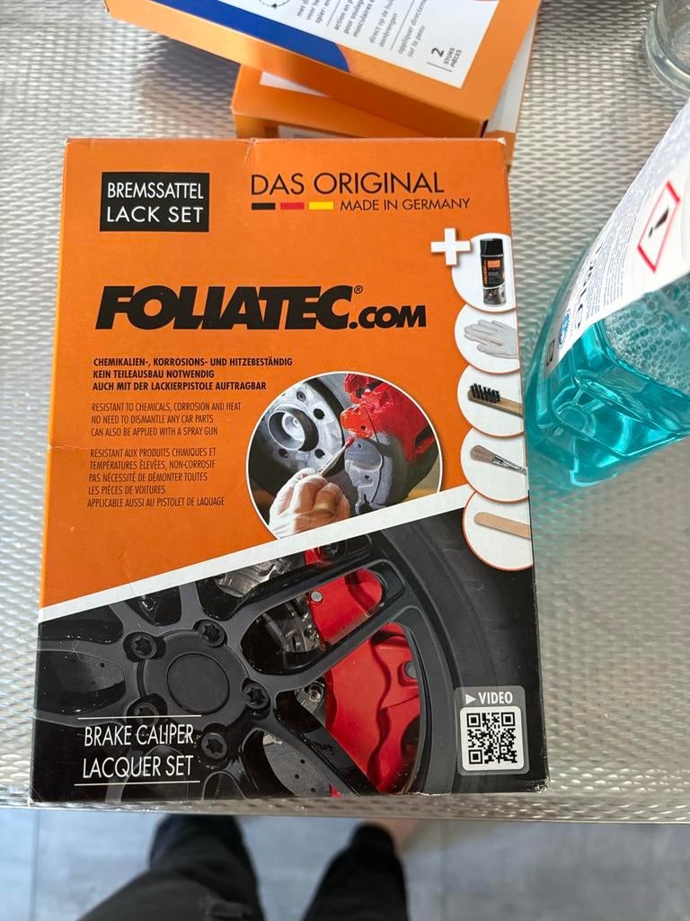 Foliatec Remklauw Lak Set - kleur roze, Ophalen of Verzenden, Nieuw, Universele onderdelen