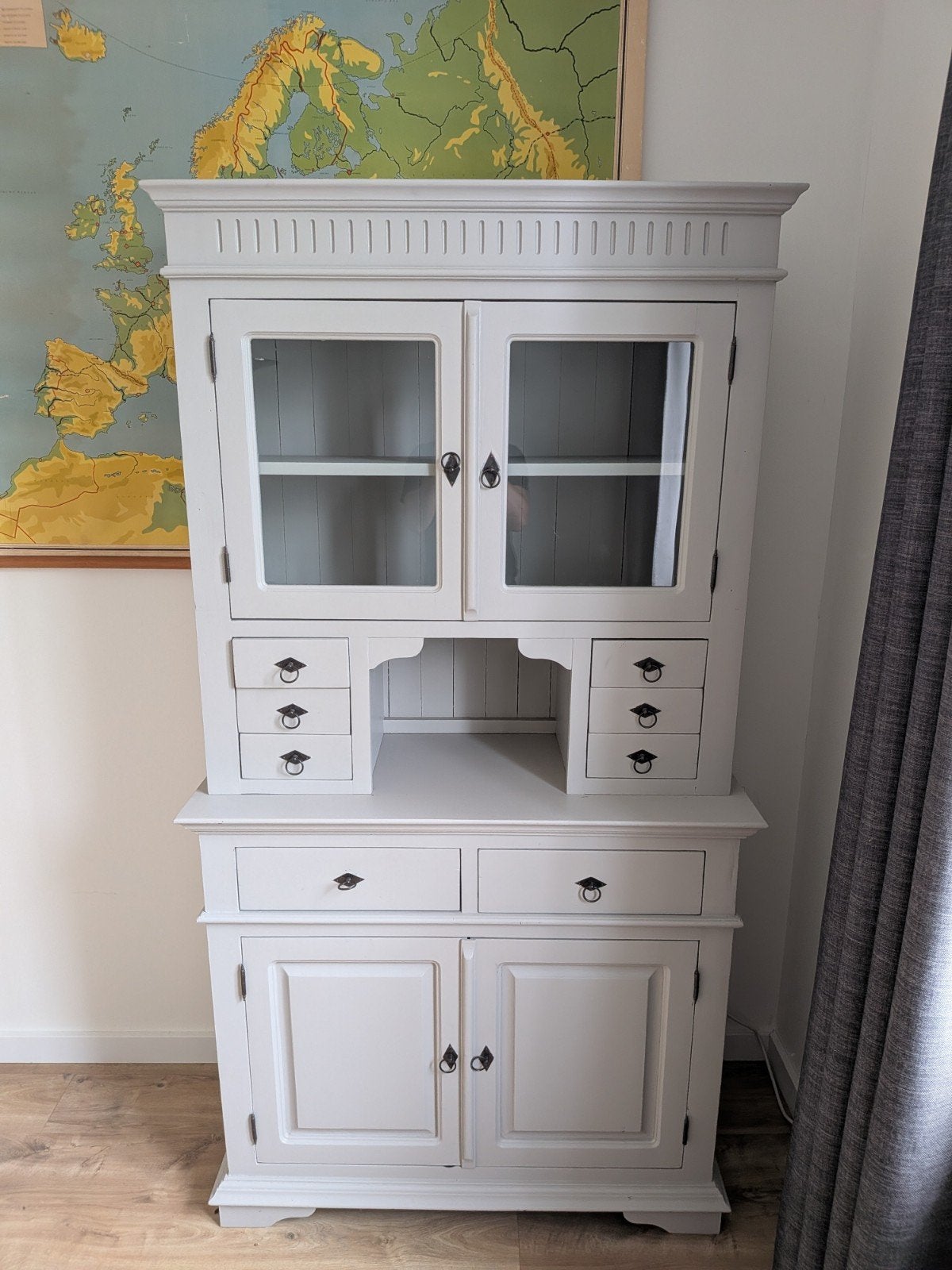 Antieke buffetkast, Huis en Inrichting, Kasten | Buffetkasten, Ophalen, Gebruikt, 100 tot 150 cm, 150 tot 200 cm