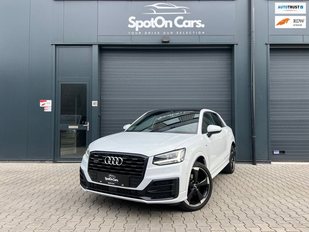 Audi Q2 40 TFSI quattro S-Line PANO ACC CAMERA KEYLESS, Automaat, Automatische klimaatregeling, Gebruikt, 1984 cc