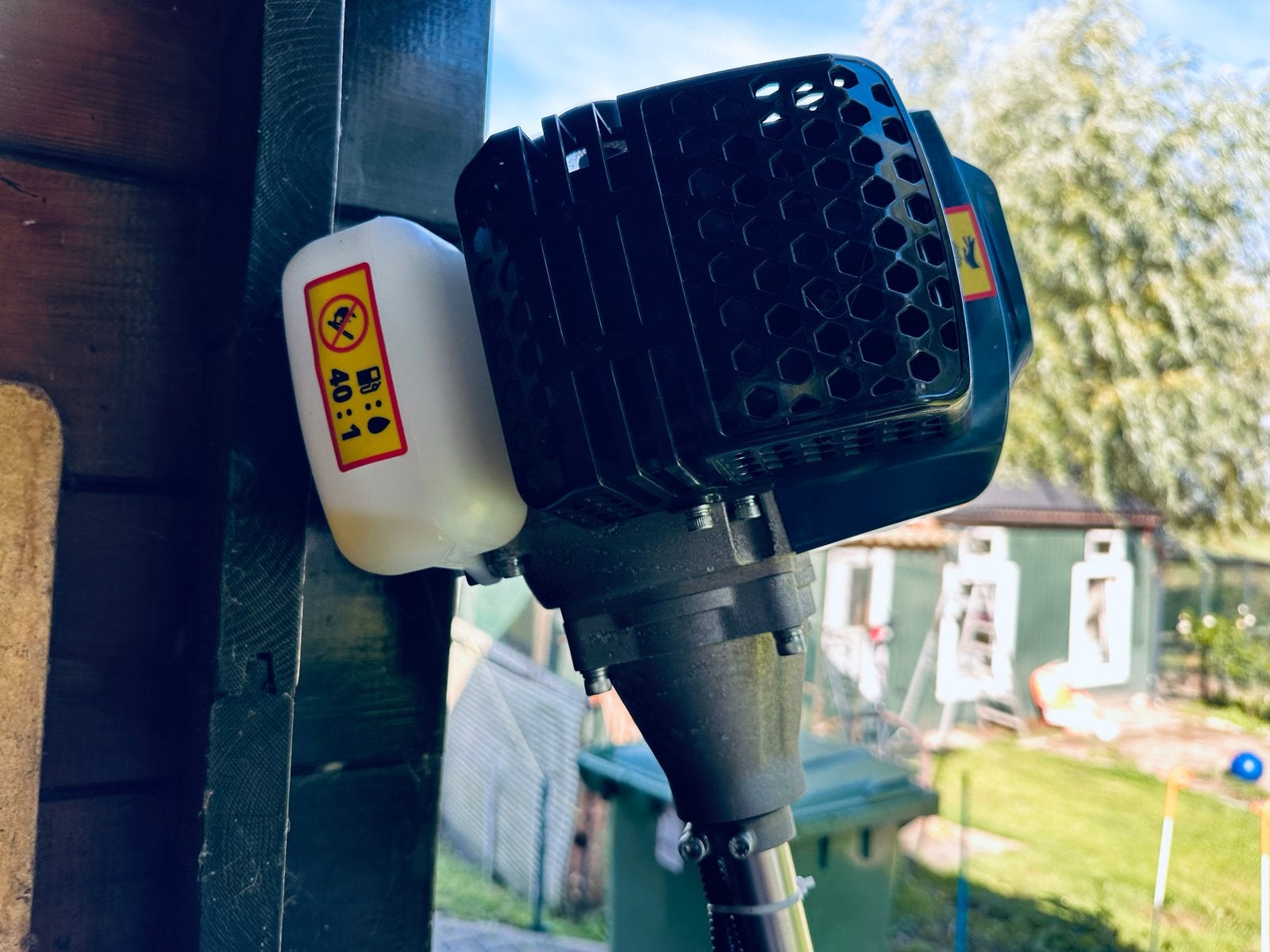 Benzine bosmaaier - Zo goed als nieuw, Ophalen of Verzenden, Zo goed als nieuw, 30 tot 50 cm, Benzine
