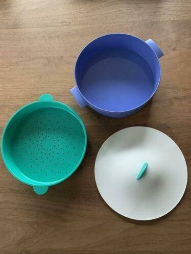 Tupperware Microstomer - Magnetron Stomer, Huis en Inrichting, Ophalen of Verzenden, Zo goed als nieuw, Bak of Kom, Vaatwasserbestendig