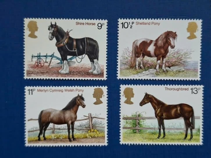 Postzegel UK 1978 PF Serie Paarden 16-07, Ophalen of Verzenden, Postfris