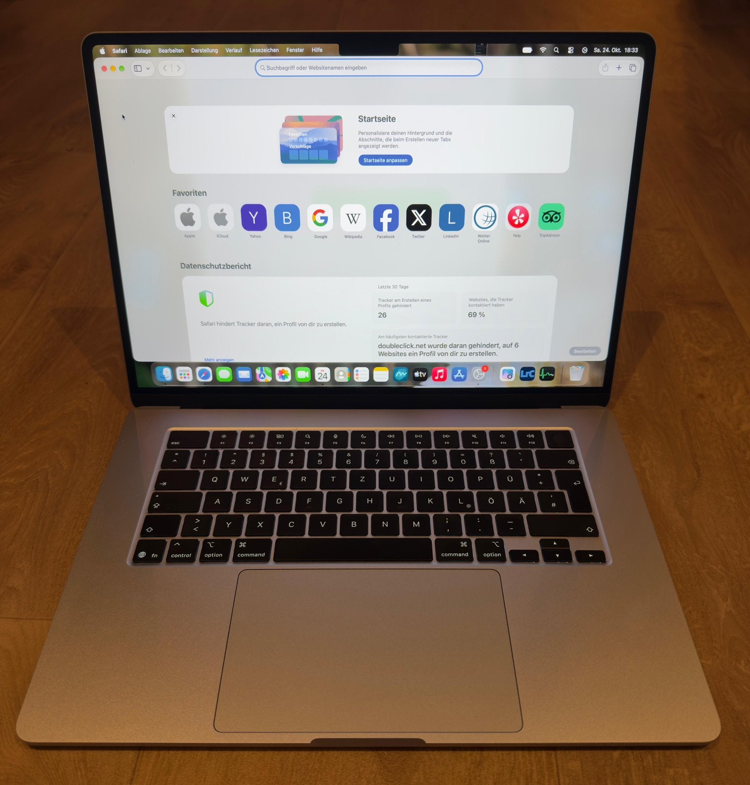 MacBook Air 15 M4 16GB | DUITS TOETSENBORD | 100% Akku, Ophalen, Zo goed als nieuw, 15 inch, MacBook Air